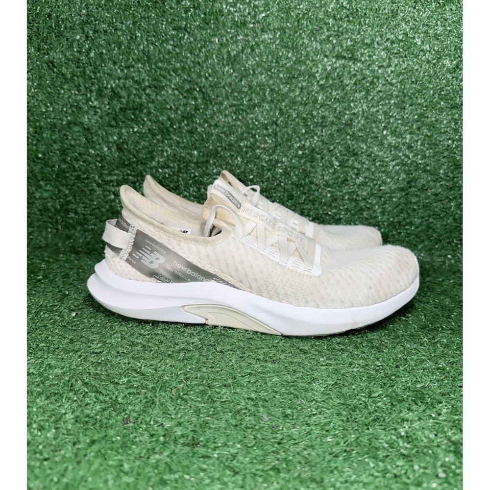 New Balance Women Size 8 DynaSoft Nergize V2 White Running Shoes Comfort Sneaker